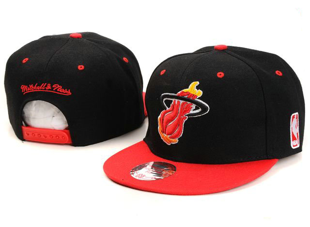 NBA Maimi Heat M&N Snapback Hat NU07